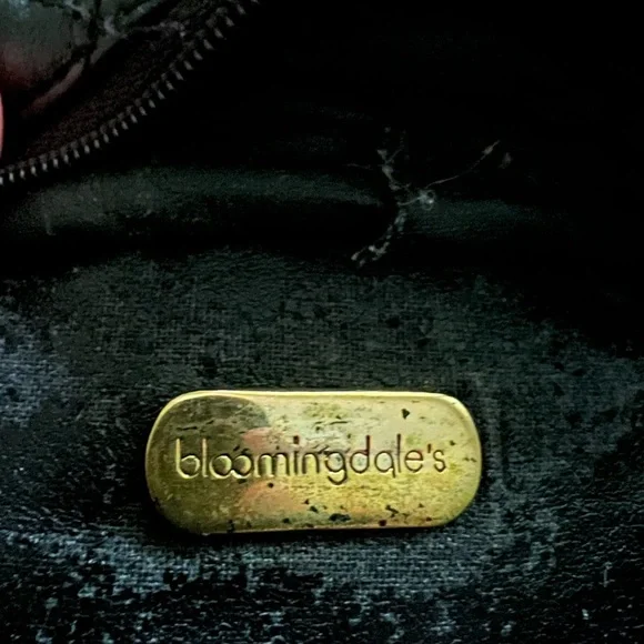 Vintage Black Quilted Chain Strap Waist Belt Bag - Picture 5 of 5